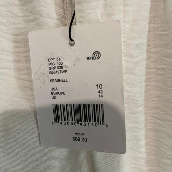 NWT Gibson Latimer white pants with lining size 10 - Picture 5 of 5